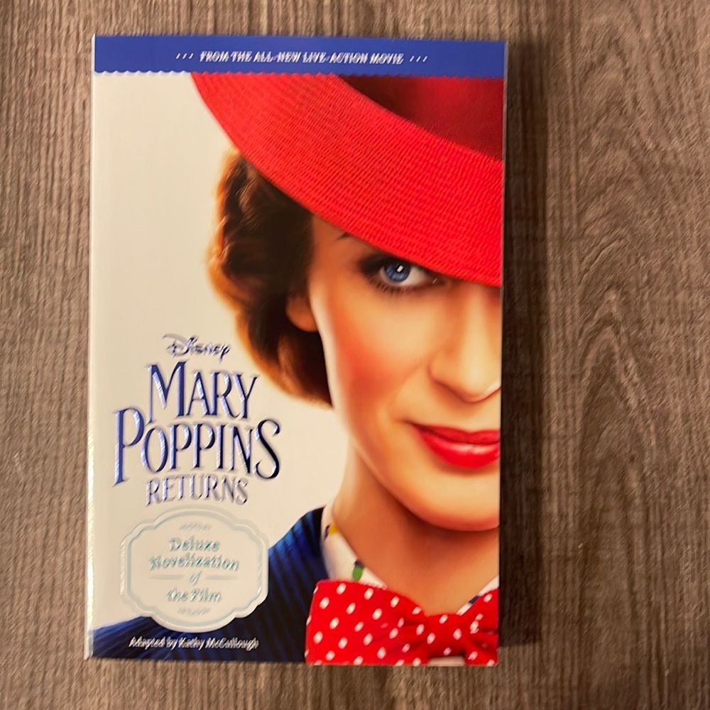 NWOT Disney Vintage Mary Poppins Returns Novel. 252 pages. Medium size print.